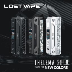 Box Thelema Solo 100W 21700/18650 New Colors - Lost Vape