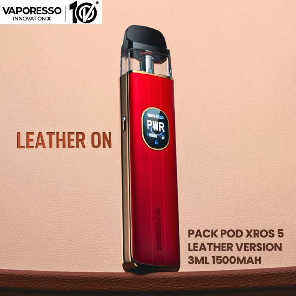 Pack Pod XROS 5 Leather Version 3ml 1500mAh - Vaporesso
