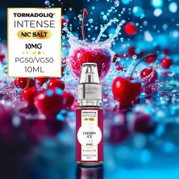 Cherry Ice Nic Salts 20mg 10ml - Intense by Tornadoliq