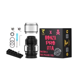 Bonza Pro RTA 4/6ml 26.5mm - Thunder Cloud x Vaping Bogan