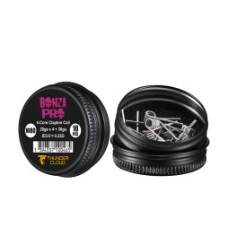 Bonza Pro 4-Core Fused Clapton Coils Ni80 0.23/0.25Ω (10pcs) - Thunder Cloud x Vaping Bogan