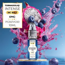 Dragon Fruit Blueberry Ice Nic Salts 20mg 10ml - Intense by Tornadoliq