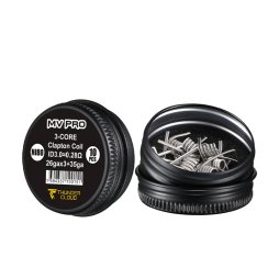 Blaze 3-Core Clapton Coils Ni80 0.28/0.35Ω (10pcs) - Thunder Cloud x Mike Vapes