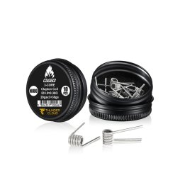 Coils Blaze 3-Core Clapton Ni80 0.28/0.35Ω (10pcs) - Thunder Cloud x Mike Vapes
