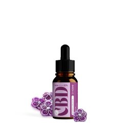 Huile CBD + Mélatonine Full Spectrum Bonbon Violette Douce Nuit 10ml - BY CDS