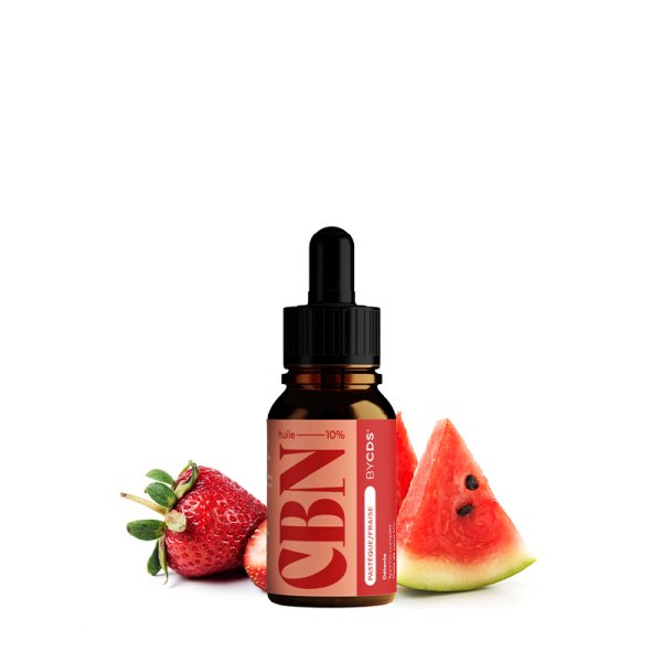 Huile CBN Full Spectrum Pastèque/Fraise Détente 10ml - BY CDS