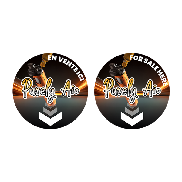 [PLV] Sticker Purely AIO FR/EN - Fumytech