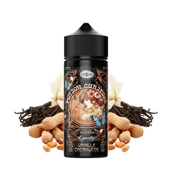 Vanille Cacahuète 0mg 100ml - Les Potions Curieuses by Curieux