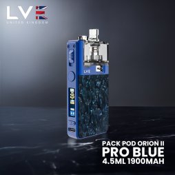 Pack Pod Orion II Pro Blue 4.5ml 1900mAh - LVE