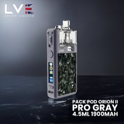 Kit Pod Orion II Pro Gray 4.5ml 1900mAh - LVE