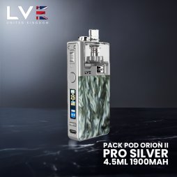 Pack Pod Orion II Pro Silver 4.5ml 1900mAh - LVE