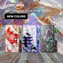 Mod Centaurus M200 200W 2x18650 New Colors - Lost Vape