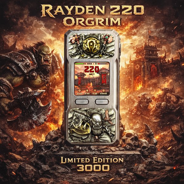 Mod Rayden 220 Orgrim Limited Edition 3000pcs - BD Vape