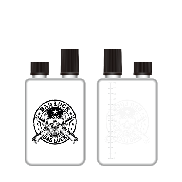 Bouteille Graduée Dualfill 75ml Bad Luck