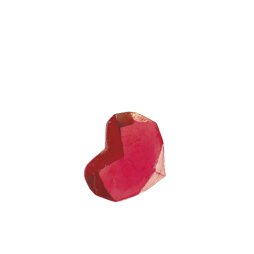 Candy Gummy Diamond Heart 4D 120g - Amos