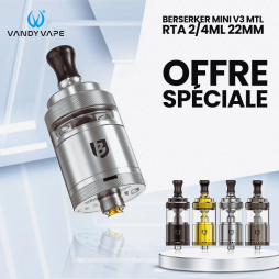 Berserker Mini V3 MTL RTA 2/4ml 22mm - Vandy Vape