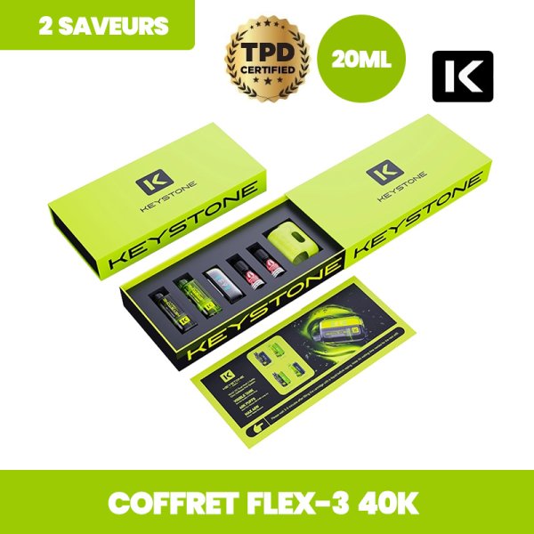 Flex-3 40K Box Set 1100mAh 20ml - Keystone
