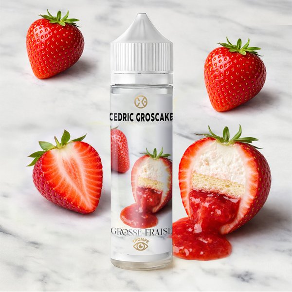 La Grosse Fraise 0mg 50ml - Cedric Groscake