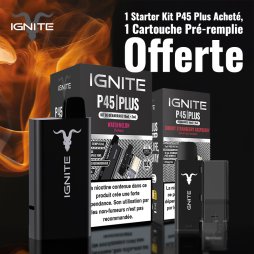 Buy 1 Starter Kit P45 Plus Watermelon, Get 1 Cherry Strawberry Raspberry Pre-filled Cartridge Free - Ignite [Offer]