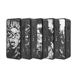 Mod S101 21700/18650 Gravé Black - San Indonesia x Gerobak Vaper