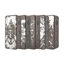 S101 Mod 21700/18650 Engraved Black - San Indonesia x Gerobak Vaper