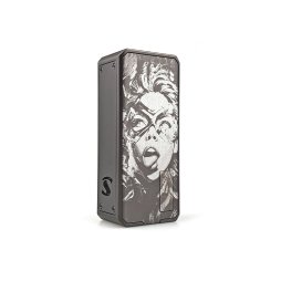 Mod S101 21700/18650 Gravé Black - San Indonesia x Gerobak Vaper