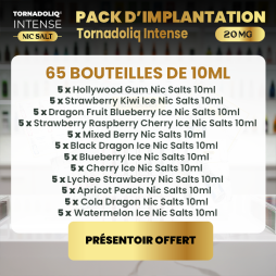 Nic Salts E-liquids Implementation Pack 20mg 10ml (60pcs) - Intense by Tornadoliq
