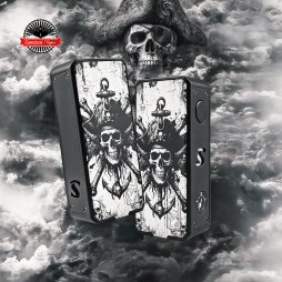 Mod S101 21700/18650 Gravé Black - San Indonesia x Gerobak Vaper