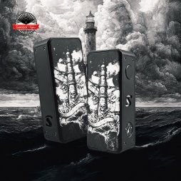 S101 Mod 21700/18650 Engraved Black - San Indonesia x Gerobak Vaper