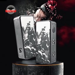 S101 Mod 21700/18650 Engraved Black - San Indonesia x Gerobak Vaper