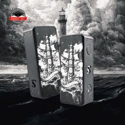 S101 Mod 21700/18650 Engraved Black - San Indonesia x Gerobak Vaper