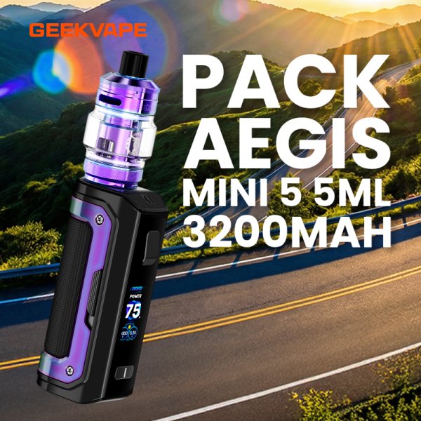 Pack Aegis Mini 5 5ml 3200mAh - Geekvape