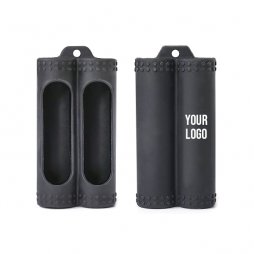 [OEM/ODM] Silicone Case for 2 Batteries 18650 Customized