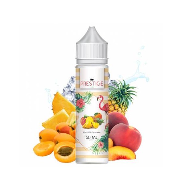 Abricot Pêche Ananas 0mg 50ml - Prestige Fruits
