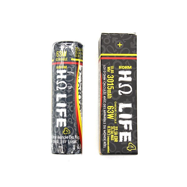 Battery 18650 Hohm Life⁴ 3015mAh - Hohm Tech