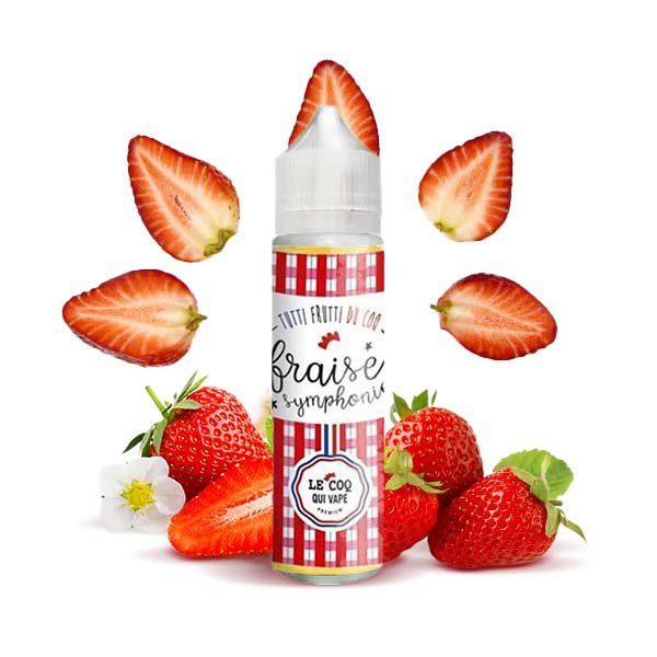 Fraise Symphonie 0mg 50ml - Le Coq Qui Vape