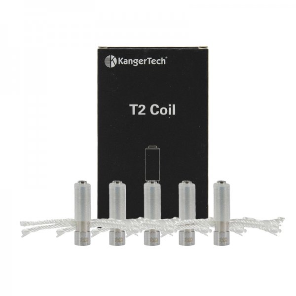 T2 1.8/2.2/2.5Ω Coils (5pcs) - Kangertech